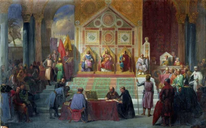 Zgromadzenie krzyżowców w Ptolemais w 1148, 1840